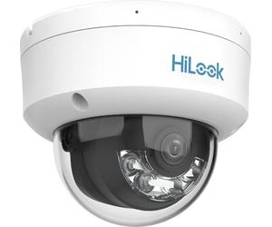 HiLook Powered by HIKVISION / IPC-D149HA-LU / Dôme / 4Mpix / 2.8mm / Smart Hybrid Light / ColorVu / MD2.0 / IP67 + IK08 / IR 30m
