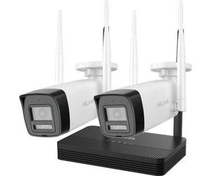 HiLook Powered by HIKVISION/ KIT Bullet WiFi IKS-2044BH-PH/W/ 4Mpx/ 2x caméras IPC-B140HA-LDF/W/ 1x NVR-DS-7104NI-S1/W