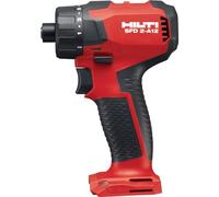 Hilti SFD 2-A12 Tournevis sans fil, sous-compact (127 mm de long), léger (0,666 kg), tournevis hexagonal 6,35 mm, 1600 tr/min, couple 34 Nm, sans balais, 12 V, outil nu (2200056)