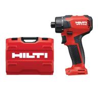 Hilti SFD 2-A12 Tournevis sans fil, sous-compact (127 mm de long), léger (0,666 kg), tournevis hexagonal 6,35 mm, 1600 tr/min, couple 34 Nm, sans balais, 12 V, outil nu avec étui inclus (2200051)