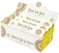 Himalaya - Lot de 12 bâtons d'encens de qualité supérieure - Arbre de vie - 15 g par paquet - Idéal pour la méditation, le yoga, la prière, la relaxation, l'apaisant, naturel avec Kajal