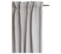 Himla Rideau avec bande de pliage Sunshine 140 x 290cm Ash (gris)