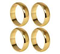 Himla Rond de serviette Monaco Ø4 cm 4-pack Laiton
