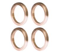 Himla Rond de serviette Vasa Lot de 4 Bronze