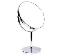 HIMRY KXD3108N-10x Miroir sur Pied grossissant x 20 cm Miroir cosmétique Rotatif à 360° Miroir de Maquillage chromé Miroir de Rasage Miroir de Salle de Bain Double Face : Normal + grossissement x 10