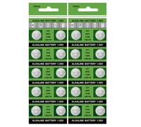 HINAYOSAN Lot de 10 piles bouton alcalines 364/LR621 haute capacité AG2/LR726/396 pour montres et jouets