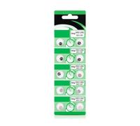 HINAYOSAN Lot de 10 piles bouton alcalines AG0 LR521 1,5 V LR521 longue durée pour montres, calculatrices