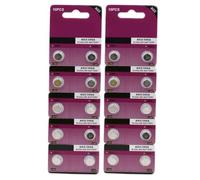 HINAYOSAN Lot de 10 piles bouton alcalines LR726 396 SR726 196 haute capacité AG2/LR726/396 pour montres et jouets