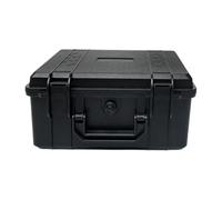 hindraem Étui de Rangement Antichoc pour clés, boîte à Outils Portable, étui Rigide, Organisateur de Voyage, étanche et Multifonctionnel, Outil de, Noir, 26 x 22.3 x 10.3 cm