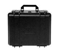 hindraem Étui de Rangement Antichoc pour clés, boîte à Outils Portable, étui Rigide, Organisateur de Voyage, étanche et Multifonctionnel, Outil de, Noir, 28 x 24.3 x 13.1 cm