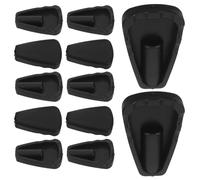 HINTRMENT Accessoires de Commande Manuelle pour Fauteuil de Bureau Ergonomique, Levier de Levage PE Noir 12pcs pour Réparation de Mobilier Gaming et Tabouret