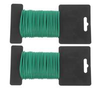 HINTRMENT Attaches pour Plantes de Jardin Vertes TPR, 2 Rouleaux, Souples | Plantes Grimpantes et Compositions Florales, Faciles à Utiliser, Fournitures de Jardinage