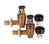 HINTRMENT Bouchon Et Robinet Pour Seau À Vin Robinet De Remplacement 2 Sets En Plastique À Ajustement Serré Pour Wine Bucket Et Wine Barrels Pour Maintenir La Fraîcheur Et Le Service À