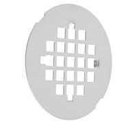 HINTRMENT Couvercle de Crépine de Sol Rond et Facile à Installer Résistant à Rouille en Acier Inoxydable Argenté, Filtre Anti-obstruction Salle de Bain