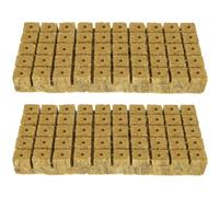 HINTRMENT Cubes Aéré 100 Hydroponiques Pcs 25x25x30 de Plantation Mm Blocs de Culture Fibre et Substrat de Démarrage Rétention D’Eau en pour Semis Bouturage pour Jardinage en Intérieur