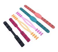 HINTRMENT Lot de 6 Crochets Arrière D'oreille en Silicone Flexibles pour Masque, Extension Sangle Masque Réglable, Protection Oreille Sûre et Confortable pour Randonnée et Couleur Aléatoire