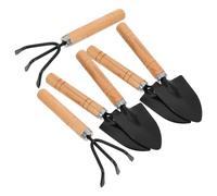 HINTRMENT Outils de Jardinage Compacts en Fer et Bois Kit Pratique Lot de 6 Fer et Bois pour Entretien Intérieur de Plantes en Pot et Succulentes pour Balcon et Rebords de Fenêtre