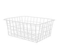 HINTRMENT Panier de Rangement pour Congélateur Coffre Blanc Bac Organiseur pour Fruits et Légumes Boîte de Stockage Pratique pour Cuisine et Réfrigérateur