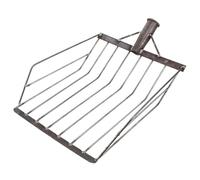 HINTRMENT Pelle à Maïs en Fil D’acier Robuste, Fourche Plate pour Récolte et Tamisage, Outil Agricole Multifonction pour Jardinage et Ferme, Accessoire Pratique pour Épis de Maïs