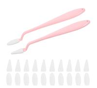 HINTRMENT Set de 2 Éponges à Dessin Matériau Abs et Latex avec 20 Têtes de Remplacement Gomme Fine et Ajout de Highligths Estompeuses pour Artistes pour Esquisse et Peinture