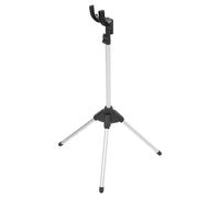 HINTRMENT Support Pliable avec Hauteur Réglable 90-160 Cm Structure en Alliage D'aluminium pour Défroisseur Vapeur et Plastique Noir, pour Usage Domestique et Voyage