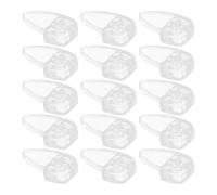 HINTRMENT Support Robuste et Élégant pour Miroir 100 Clips de Fixation en Plastique, Design Simple et Adaptable, pour Porte de Verre pour Miroir D'armoire