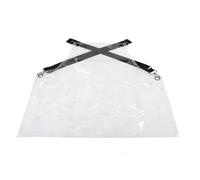 HINTRMENT Tablier de Travail Transparent Imperméable Tour de Cou Ajustable et Tissu Respirant pour Coiffeuses Femmes en Salon et Usage Maison