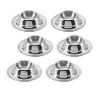 Hintyne Ensemble de Supports de coquetiers, Support coquetiers en Acier Inoxydable, Cuisine empilable, Tasses Molles, Outils Support 6 pièces