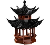 Hintyne Mini Accessoires de Jardin Zen de décoration Jardin Japonais, pagode Miniature en Plastique 1, 8x1, 8x2, 1 Pouces, Mini Statue pagode Japonaise pour décor bonsaï Zen