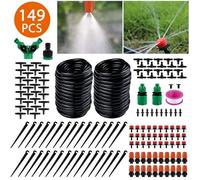 HiO 30M Système d'irrigation Jardin, 149 Pcs Micro Irrigation Goutte à Goutte Kit Arrosage Automatique,Systeme Arrosage Aoutte a