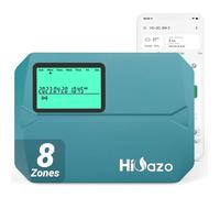 HIOAZO Programmateur arrosage 8 voies WiFi,HO-SC-8W Intelligent,contrôleur de système d'irrigation,surveillance application mémoire