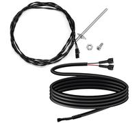 Hiorucet 3-20-00744 Sonde thermistance ESP noire et sonde thermostat 3-20-00906 pour Harman Accentra FS, P61, P68, Advance, PC45, XXV, P61A, Accentra Insert, P38, Invincible Insert, Invincible RS