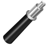 Hiorucet 30004175K, 0004342, 0005854 Poignée de poêle en bois noir de rechange pour modèles Vermont Castings gaz, charbon et bois, ensemble de poignée en bois noir (bois noir avec picot en nickel