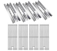 Hiorucet Pièces pour barbecue Broil King 9221-64, Baron 440, Baron 420, 9221-67, Baron 490, 9225-54, Baron 320, Baron 320S, 9221-54, 9221-57, 9211-54, 9215-54, Grilles et plaques chauffantes en acier