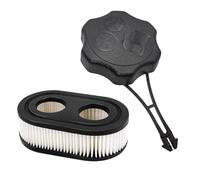 Hippotech Bouchon de réservoir de carburant 594061 et filtre à air de rechange pour moteur Briggs Stratton 725EXi 675EXi