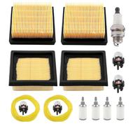 Hippotech BP42 Filtre à air pour souffleur à dos Ryobi RY08420 RY08420A Remplace # 900777005, 30805407, 308054093 avec conduites de carburant Kit de réglage du filtre à carburant