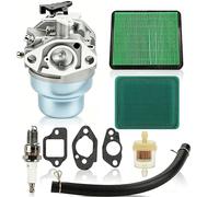 Hippotech Carburateur avec joint de bougie Kit de filtre à air de carburant Remplacement pour Honda GCV160 GCV160A GCV160LA HRB216 HRS216 HRR216 HRT216 HRZ216