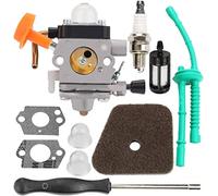 Hippotech Carburateur C1Q-S174 avec outil de réglage de bougie d'allumage pour Stihl FS87 FS90 FS100 FS110 HT100 HT101 HL100 HL90 FC95 FC90 Trimmer