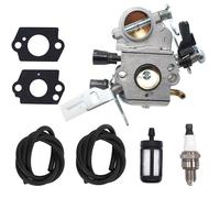 Hippotech Carburateur C1Q-S269 pour scie à chaîne Stihl Zama MS181 MS171 MS211 MS201 11391200612 1139120 0613, 1139120 0619 Carb