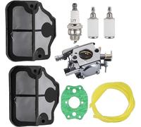 Hippotech Carburateur pour Tronçonneuse pour Husqvarna 36 41 136 137 137e 141 142 142e pour Walbro WT-834 WT-657 WT-529 WT-289 WT-285 WT-239 WT-202 pour Zama C1Q-W29E Remplace 530071987 530019172