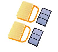Hippotech Pack de 2 TS420 Filtre à air pour pièces Stihl TS410 avec préfiltre TS480 TS500i Scie à tronçonner pour béton Remplacer 4238141 0300 Stens 605-555 Rotary 12716