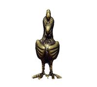 HIRAIDAI Décorations De Sculptures Le Pendentif De Porte-Clés du Zodiaque Chinois en Laiton Peut Insérer Un Pendentif D'Ornement De Porte-Clés D'Encens De Poulet