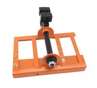 Hiraith Guide de de Tronçonneuse Verticale, Guide de Scie à Chaîne, Mini Scierie Portable, Verticale, Fer Robuste 7,9 X 5,7 Pouces avec Sac de Rangement pour la du Bois (Orange)