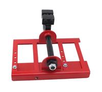 Hiraith Guide de de Tronçonneuse Verticale, Guide de Scie à Chaîne, Mini Scierie Portable, Verticale, Fer Robuste 7,9 X 5,7 Pouces avec Sac de Rangement pour la du Bois (Rouge)