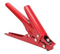 Hiraith Outil de Fixation d'attache de Câble, Outil de Serrage d'attache de Câble, Pistolets de en Nylon, Coupe-Tension Réglable, Poignée en Fer de 2,3 à 9,5 Mm, avec (Rouge)