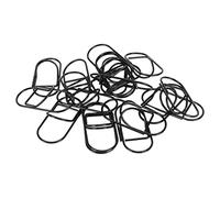 Hiraith Trombones Fantaisie, Grands Clips Recouverts de Plastique | Matériau durable, Utilisation polyvalente, Forte adhérence, Idéal pour le bureau, Facile à organiser