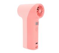 Hiraith Ventilateur Portatif à Grande Vitesse pour un Refroidissement Rapide à 5 Vitesses, Lumière LED Portable pour le Camping, Ventilateur Rechargeable de 40 000 Tr/min (Rose)