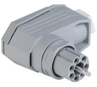 Hirschmann 931 435-106-1 Connecteur dalimentation N femelle, coudé Nombre total de pôles: 6 + PE 5 A gris 1 pc(s)