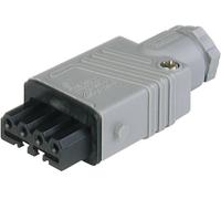 Hirschmann 931 691-106-1 Connecteur d'alimentation STAK femelle, droit Nombre total de pôles: 5 + PE 6 A gris 1 pc(s)