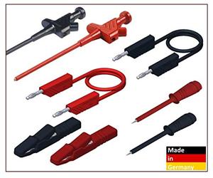 Hirschmann JEU D'ACCESSOIRES DE CONTROLE POUR GAMME DE MESURE EN LABORATOIRE 4mm (PMS 4)